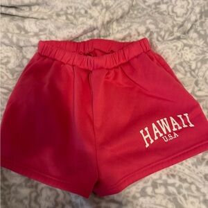 surfer sweat shorts.